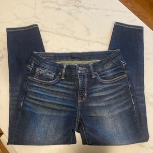 Buckle Black Ankle skinny jeans